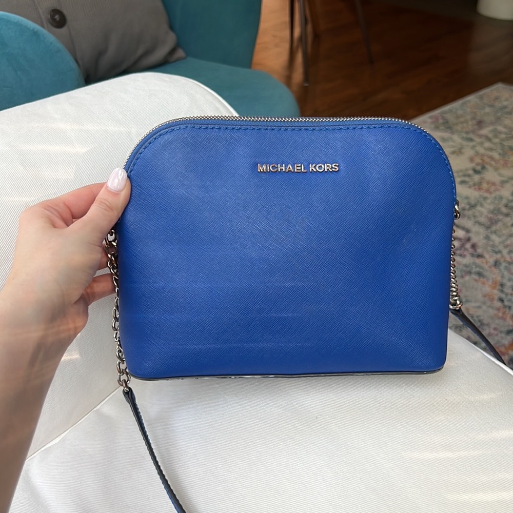 Michael Kors | Jet Small Dome Crossbody Purse | Cobalt Blue
